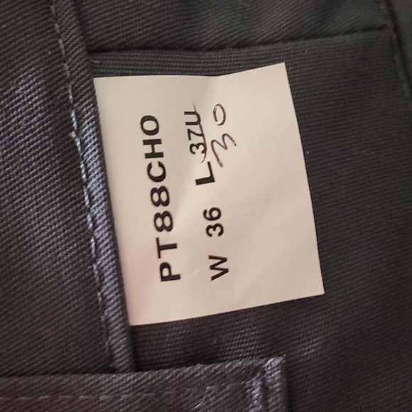 Redcap Work Pants. Grey color size 36"x30L. - Picture 5 of 5